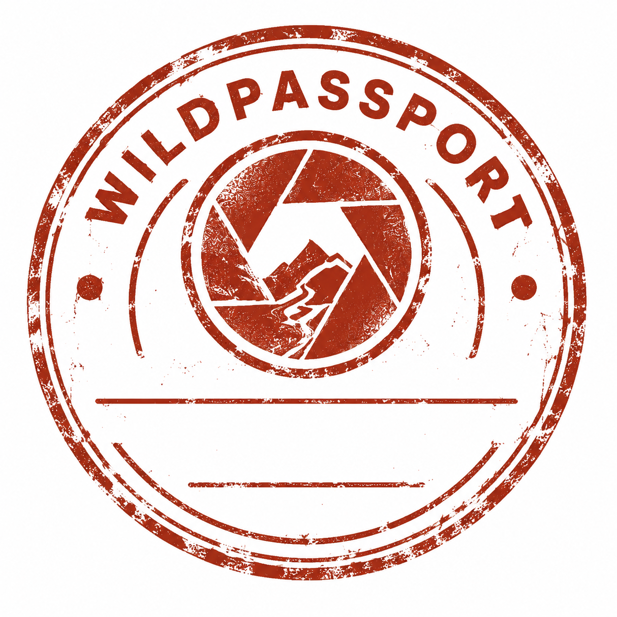 WildPassport red circular Passport Stamp
